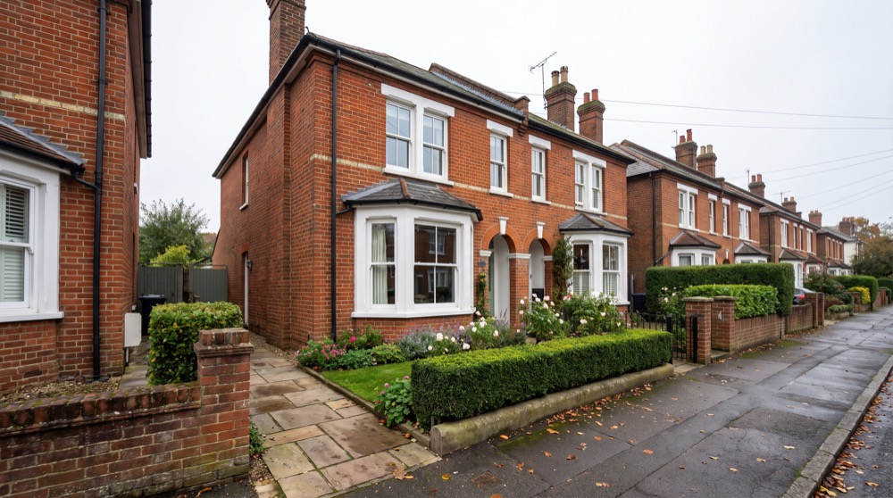 Ashford brick terraced homes